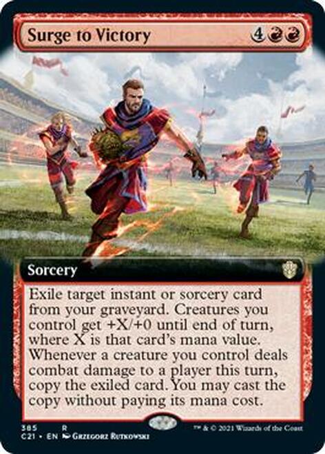 Surge to Victory (Extended Art) [Commander 2021] | Good Games Cannington