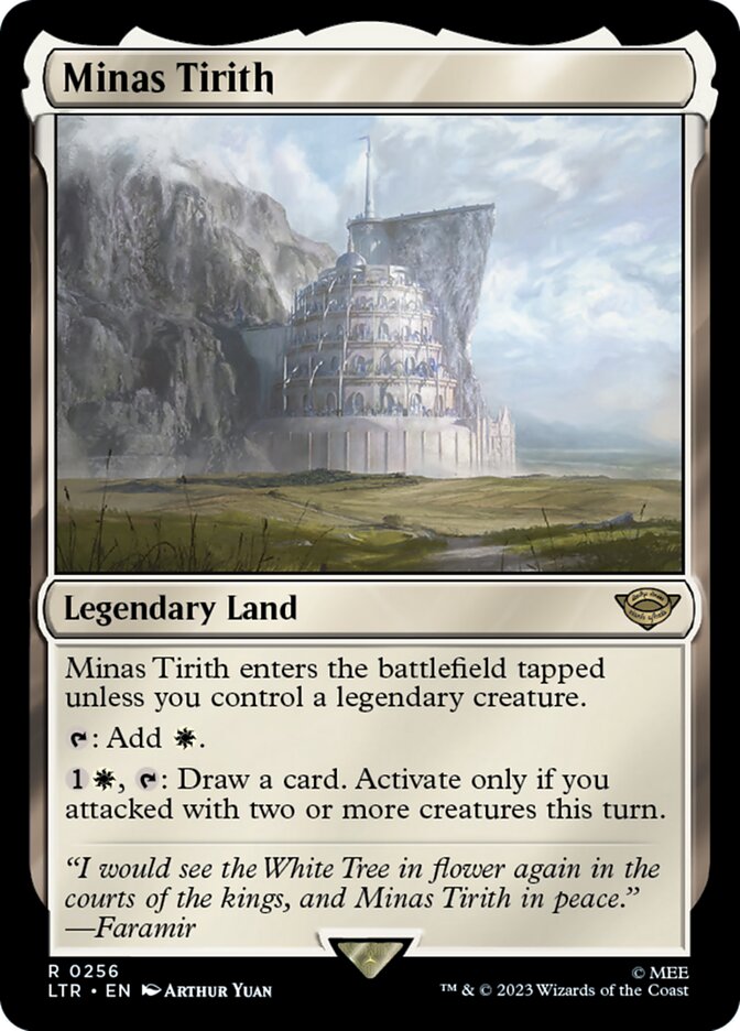Minas Tirith 256 (Universes Beyond: The Lord of the Rings: Tales of Middle-earth)  - Foil | Good Games Cannington