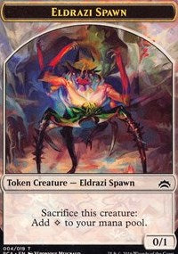 Eldrazi Spawn (004) // Eldrazi Double-Sided Token [Planechase Anthology Tokens] | Good Games Cannington
