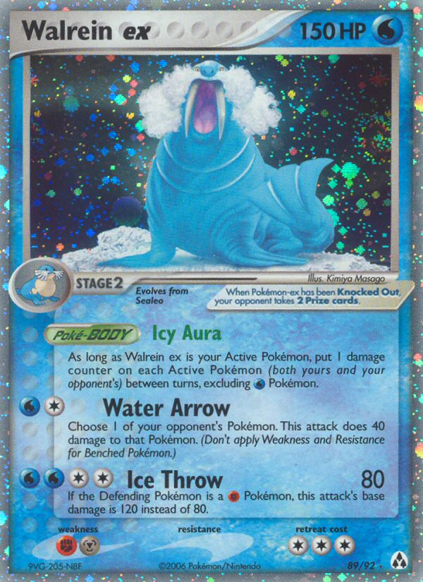 Walrein ex (89/92) [EX: Legend Maker] | Good Games Cannington