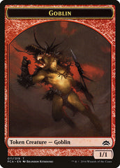 Goblin // Boar Double-Sided Token [Planechase Anthology Tokens] | Good Games Cannington