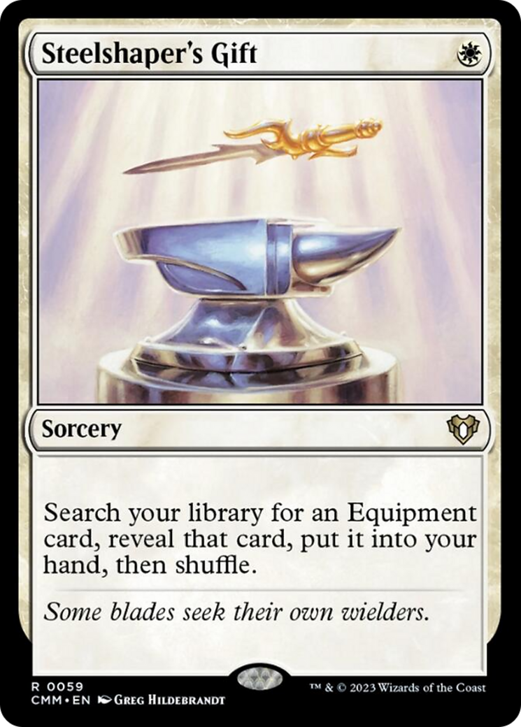 Steelshaper's Gift [Commander Masters] | Good Games Cannington