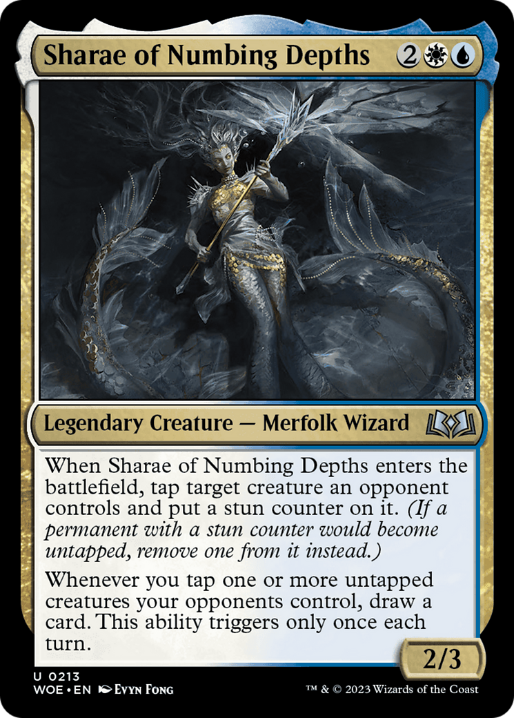 Sharae of Numbing Depths [Wilds of Eldraine] | Good Games Cannington