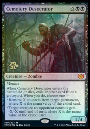 Cemetery Desecrator [Innistrad: Crimson Vow Prerelease Promos] | Good Games Cannington