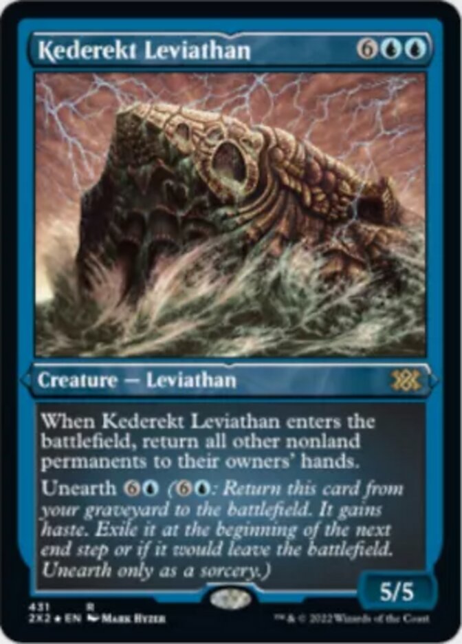 Kederekt Leviathan (Foil Etched) [Double Masters 2022] | Good Games Cannington