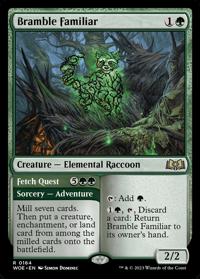 Bramble Familiar // Fetch Quest 164 (Wilds of Eldraine)  | Good Games Cannington