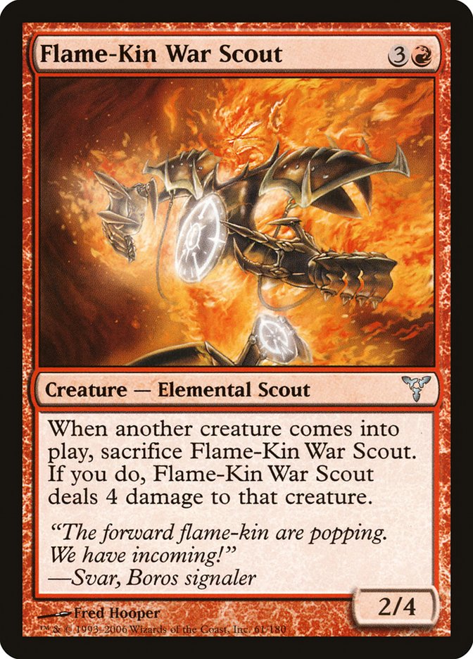 Flame-Kin War Scout 61 (Dissension)  | Good Games Cannington