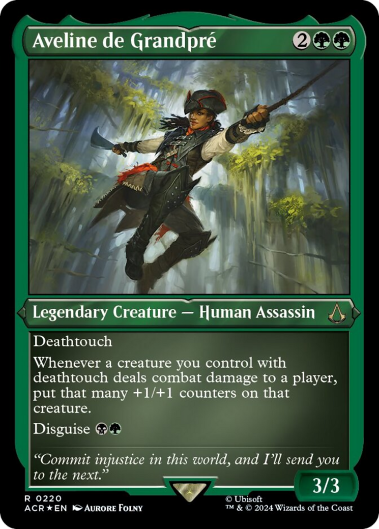 Aveline de Grandpre (Foil Etched) [Assassin's Creed] | Good Games Cannington