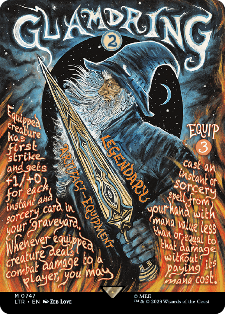 Glamdring (Borderless Poster) [The Lord of the Rings: Tales of Middle-Earth] | Good Games Cannington