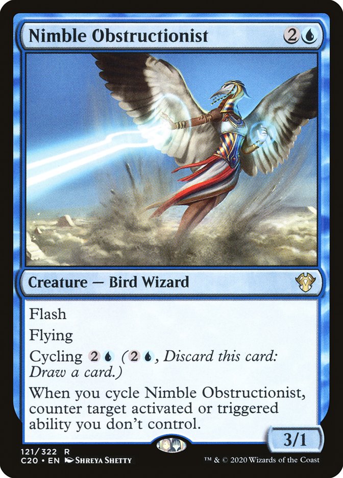 Nimble Obstructionist 121/322 (Commander 2020)  | Good Games Cannington