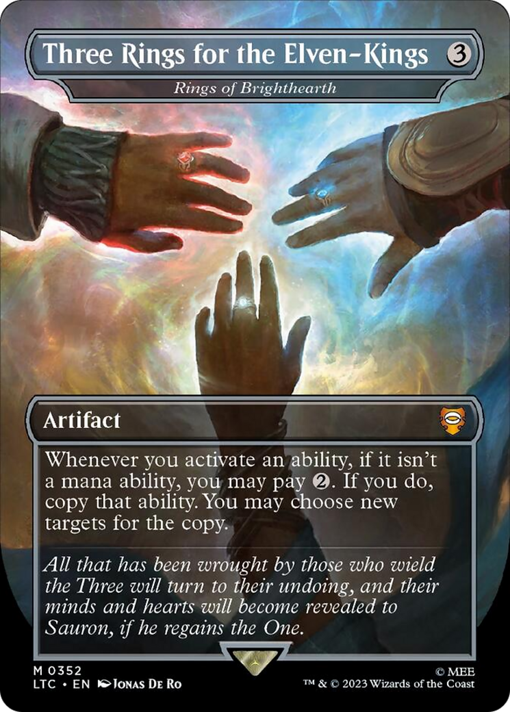 Three Rings for the Elven-Kings - Rings of Brighthearth [The Lord of the Rings: Tales of Middle-Earth Commander] | Good Games Cannington