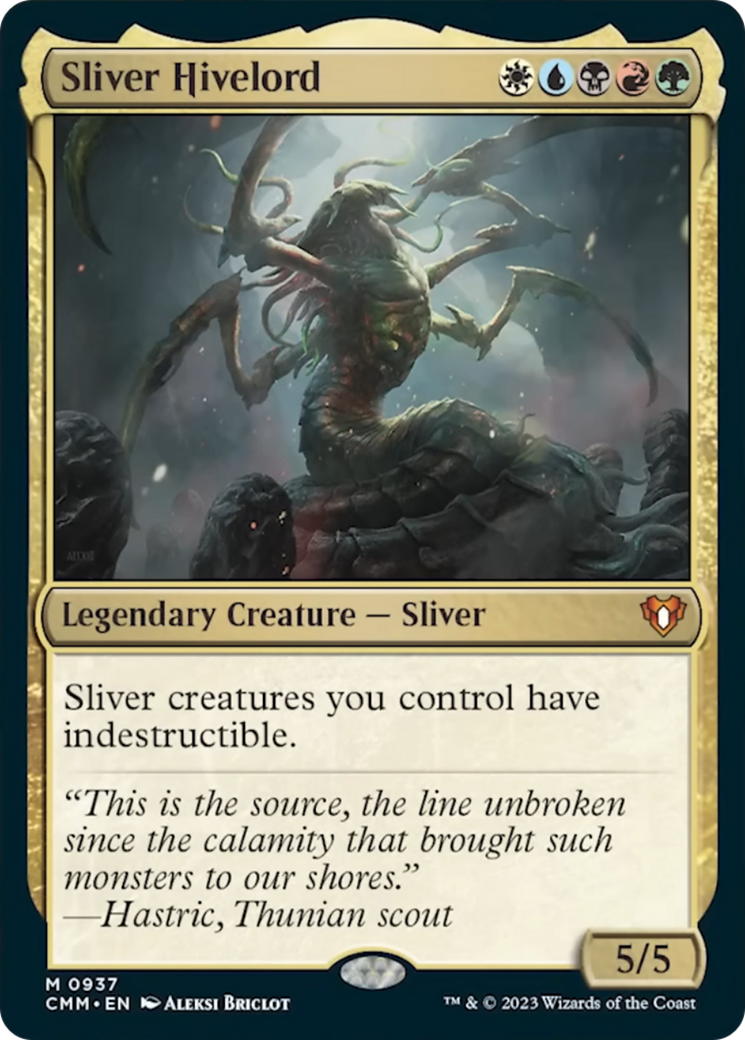 Sliver Hivelord [Commander Masters] | Good Games Cannington
