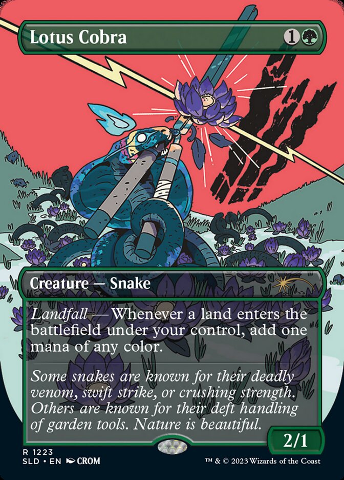 Lotus Cobra (Borderless) [Secret Lair Drop Series] | Good Games Cannington