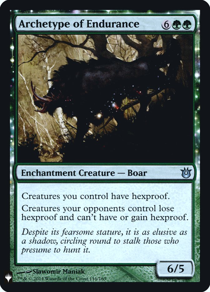 Archetype of Endurance [Mystery Booster] | Good Games Cannington