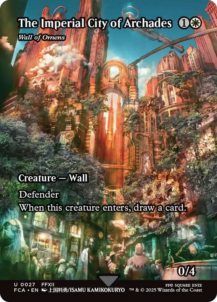 The Imperial City of Archades - Wall of Omens (Showcase) [FINAL FANTASY : Through the Ages] | Good Games Cannington