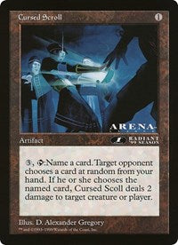 Cursed Scroll (Oversized) [Oversize Cards] | Good Games Cannington