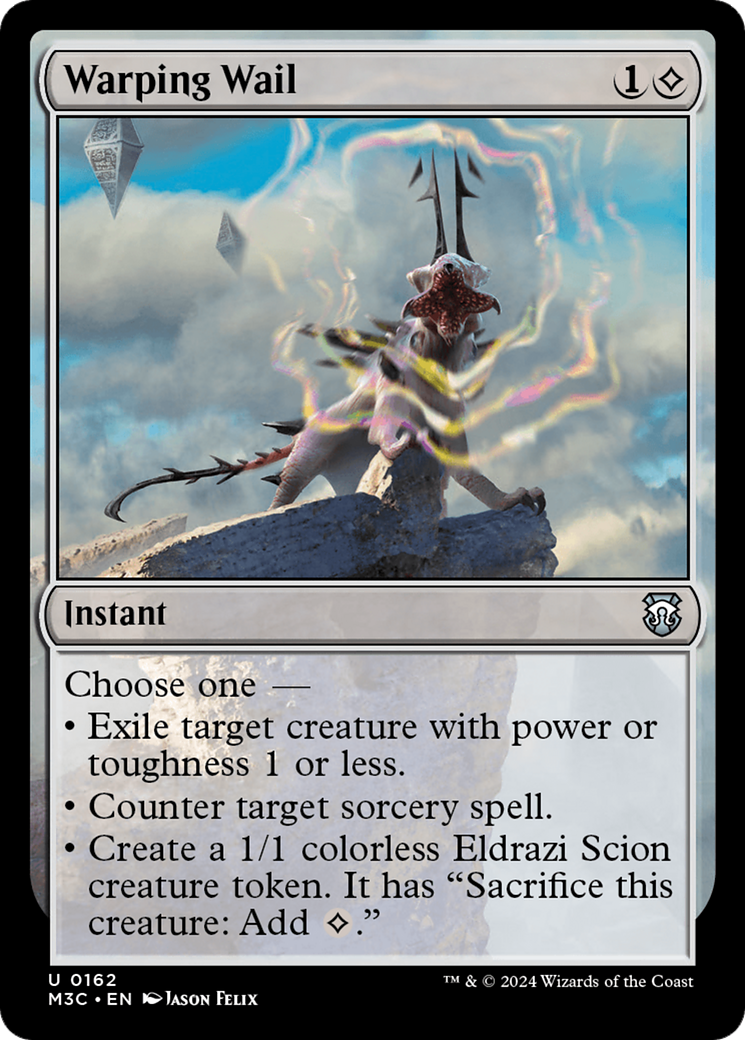 Warping Wail (Ripple Foil) [Modern Horizons 3 Commander] | Good Games Cannington