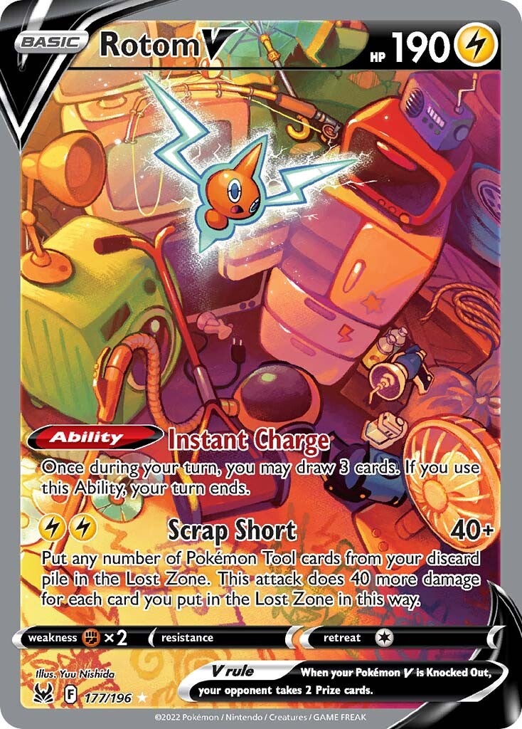 Rotom V (177/196) [Sword & Shield: Lost Origin] | Good Games Cannington