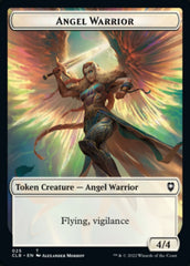 Kor Warrior // Angel Warrior Double-Sided Token [Commander Legends: Battle for Baldur's Gate Tokens] | Good Games Cannington