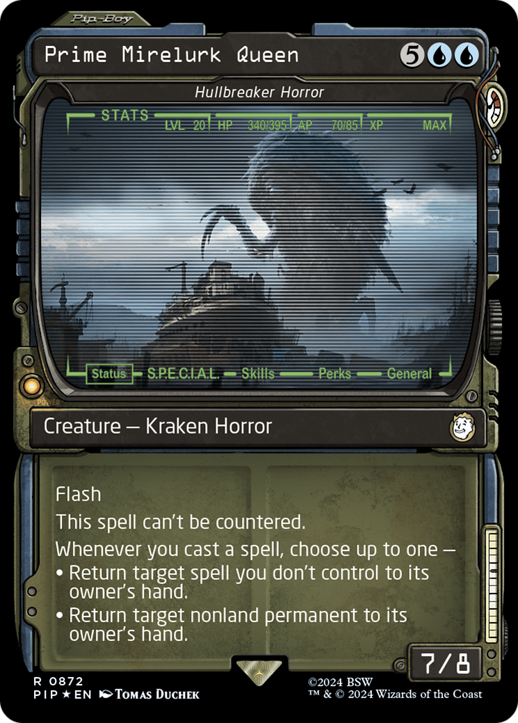 Prime Mirelurk Queen - Hullbreaker Horror (Showcase) (Surge Foil) [Fallout] | Good Games Cannington