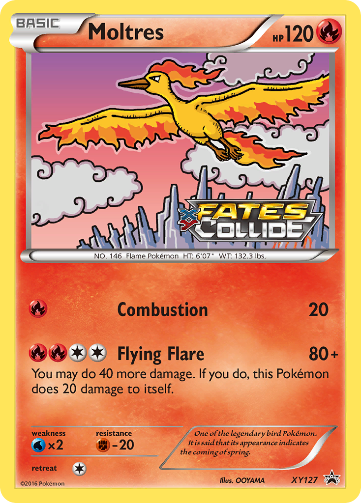 Moltres (XY127) [XY: Black Star Promos] | Good Games Cannington