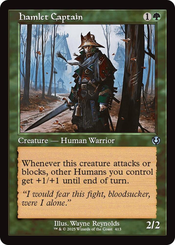 Hamlet Captain 413/287 (Innistrad Remastered)  - Retro | Good Games Cannington