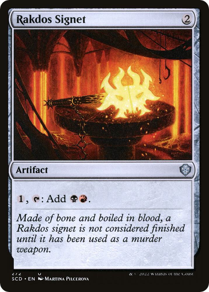 Rakdos Signet 272/352 (Starter Commander Decks)  | Good Games Cannington