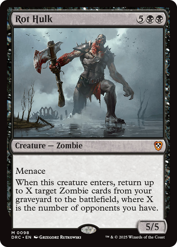 Rot Hulk [Aetherdrift Commander] | Good Games Cannington