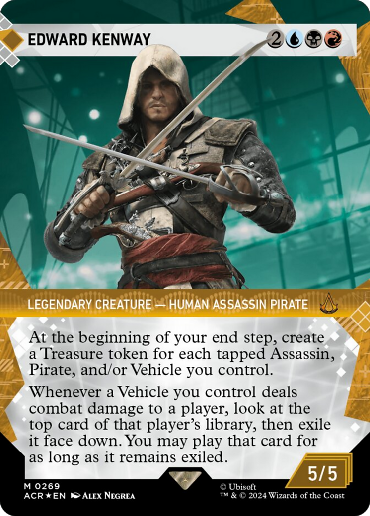 Edward Kenway (Showcase) (Textured Foil) [Assassin's Creed] | Good Games Cannington