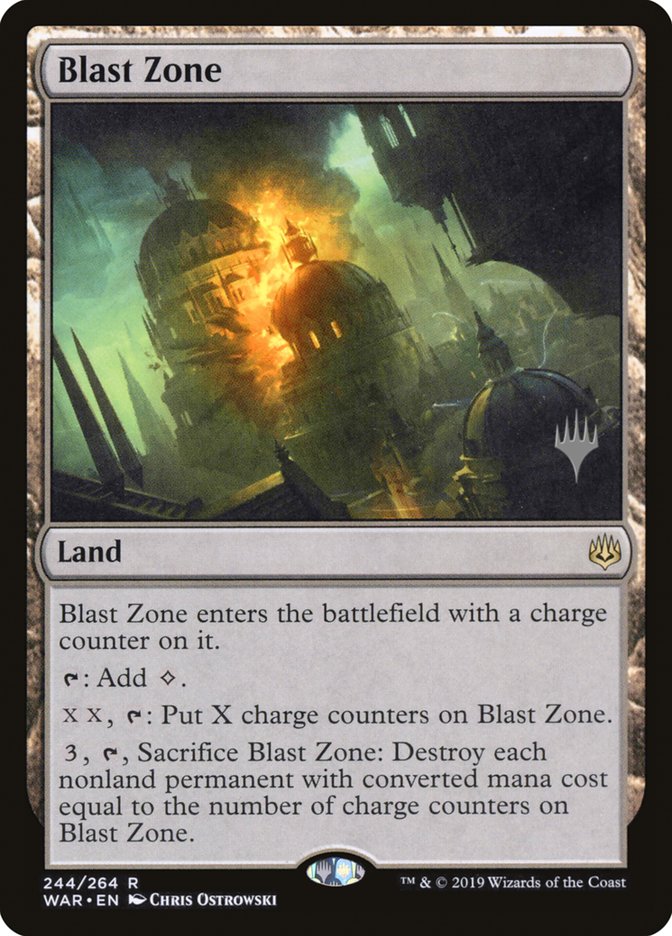 Blast Zone (Promo Pack) [War of the Spark Promos] | Good Games Cannington