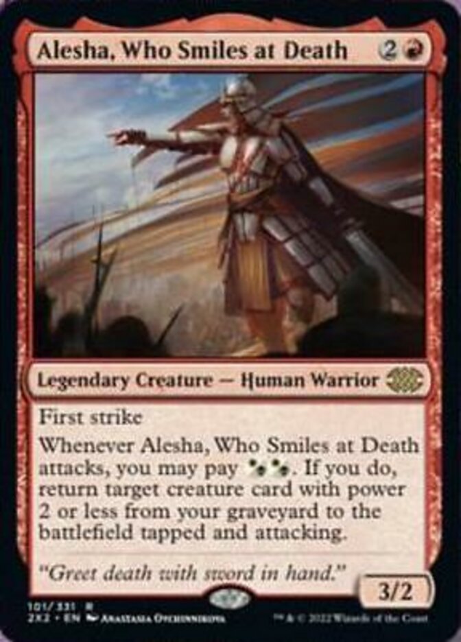 Alesha, Who Smiles at Death [Double Masters 2022] | Good Games Cannington