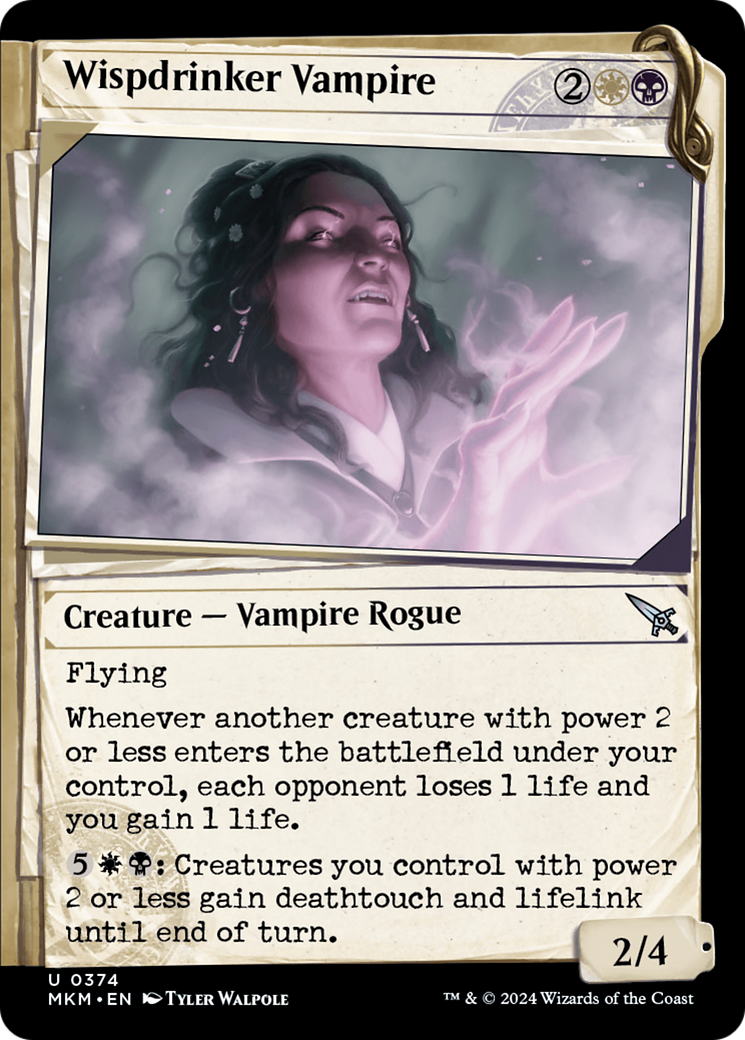 Wispdrinker Vampire (Showcase) [Murders at Karlov Manor] | Good Games Cannington