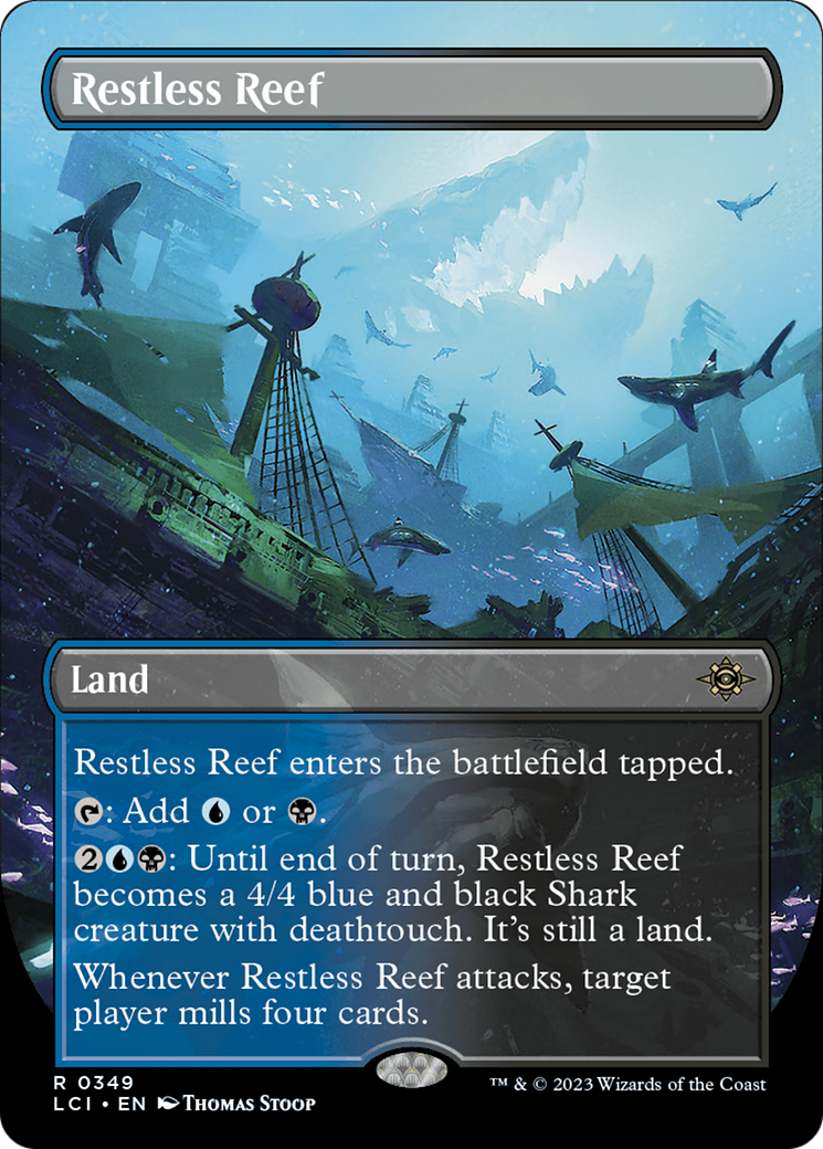 Restless Reef (Borderless) [The Lost Caverns of Ixalan] | Good Games Cannington