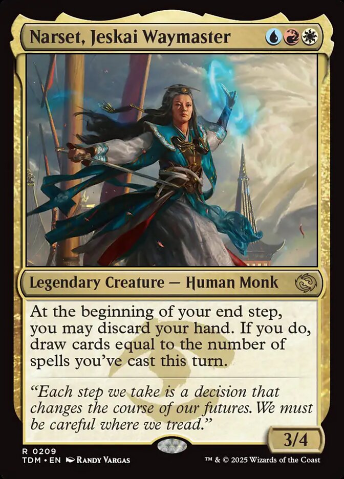 Narset, Jeskai Waymaster 209 (Tarkir: Dragonstorm)  | Good Games Cannington