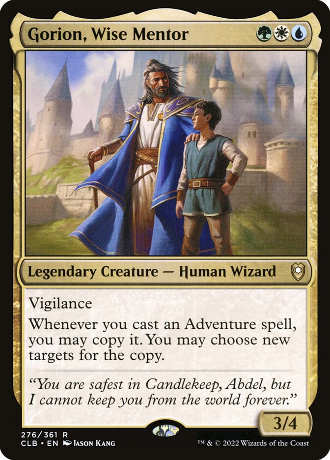Gorion, Wise Mentor 276 (Commander Legends: Battle for Baldur's Gate)  - Foil | Good Games Cannington
