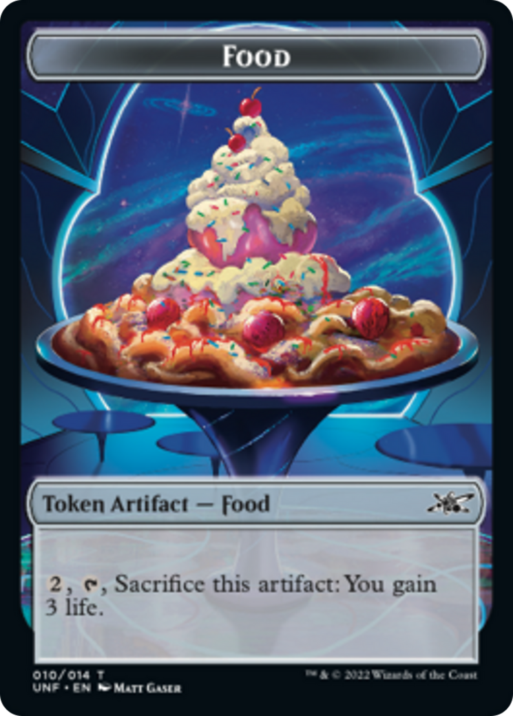 Cat // Food (10) Double-Sided Token [Unfinity Tokens] | Good Games Cannington