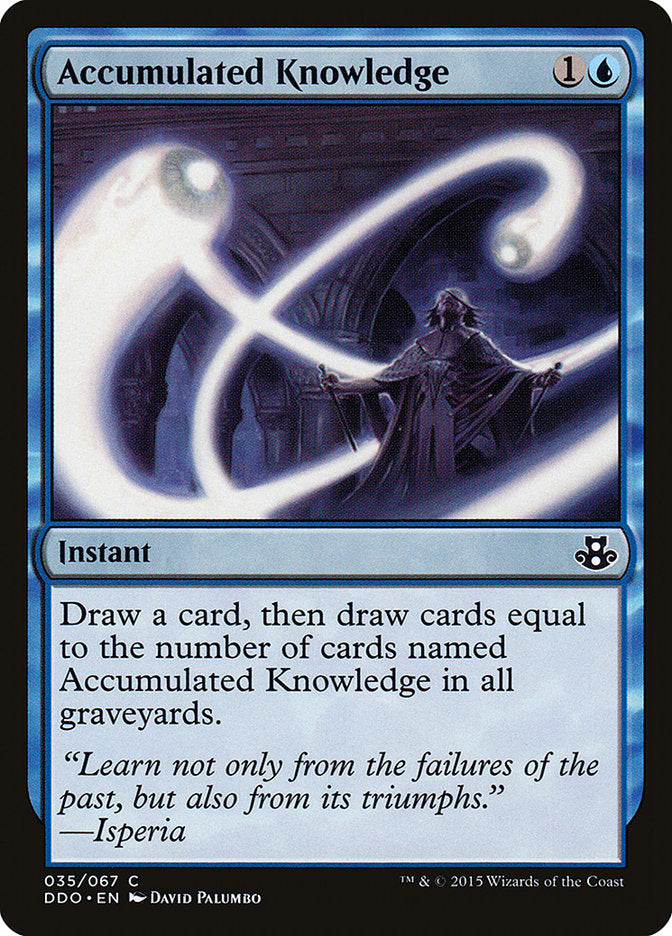 Accumulated Knowledge [Duel Decks: Elspeth vs. Kiora] | Good Games Cannington