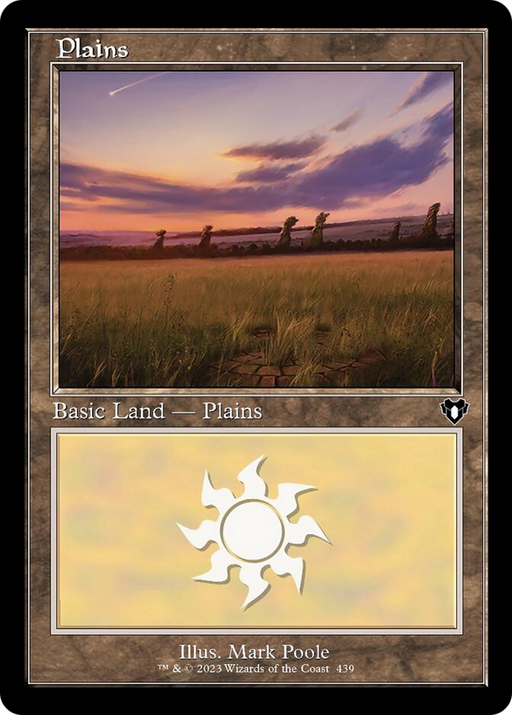 Plains (439) (Retro) [Commander Masters] | Good Games Cannington