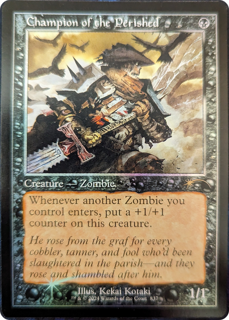 Champion of the Perished (Retro Frame) [Secret Lair Drop Series] | Good Games Cannington