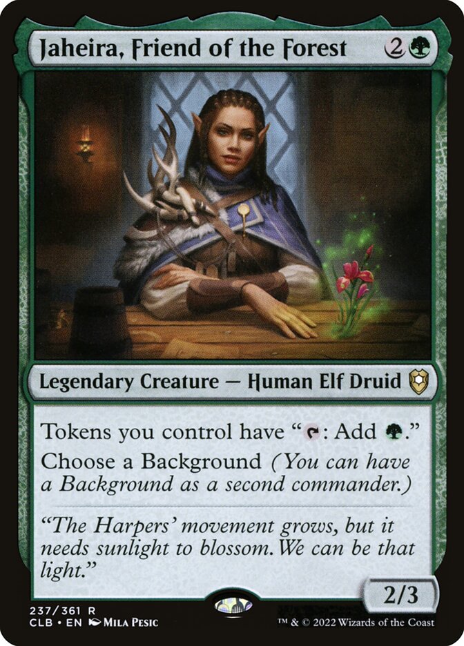Jaheira Friend of the Forest 237 (Commander Legends: Battle for Baldur's Gate)  | Good Games Cannington