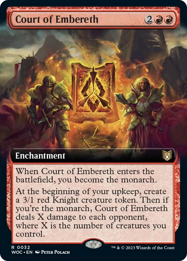 Court of Embereth (Extended Art) [Wilds of Eldraine Commander] | Good Games Cannington
