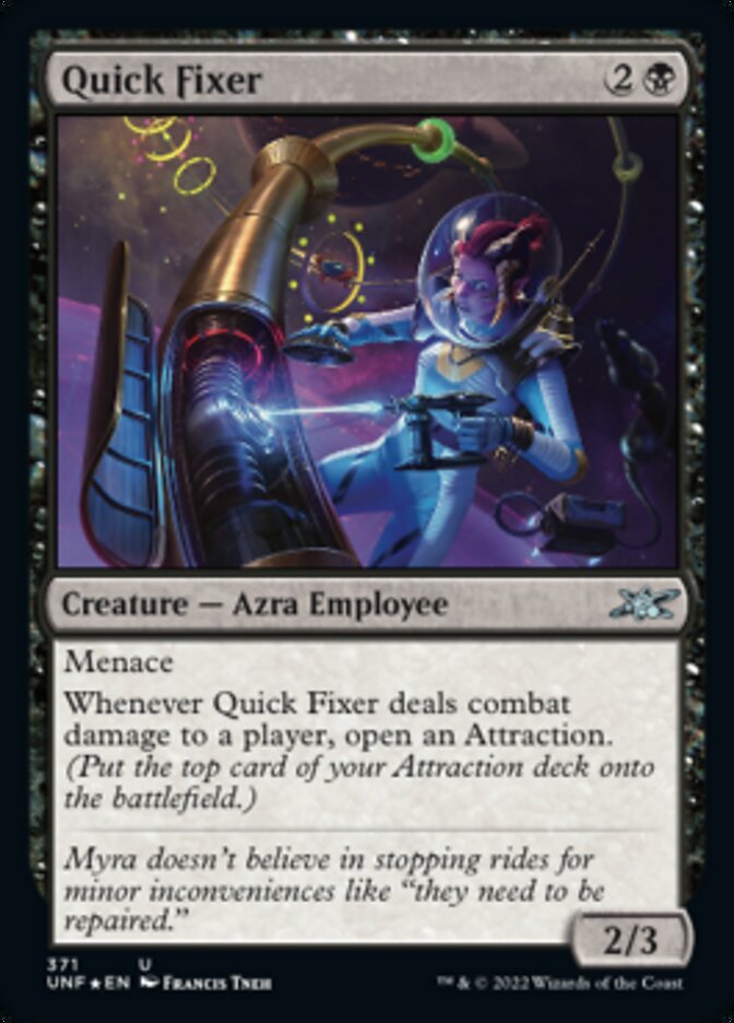 Quick Fixer (Galaxy Foil) [Unfinity] | Good Games Cannington