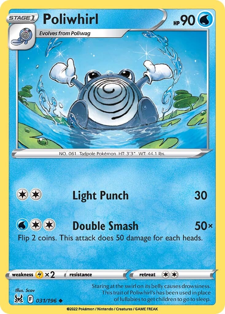 Poliwhirl (031/196) [Sword & Shield: Lost Origin] | Good Games Cannington