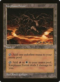 Karplusan Forest (Oversized) [Oversize Cards] | Good Games Cannington