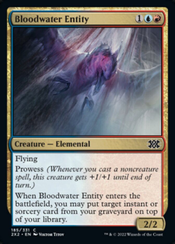 Bloodwater Entity [Double Masters 2022] | Good Games Cannington