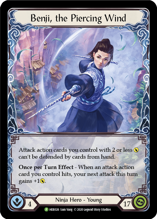 Benji, the Piercing Wind [HER026] (Promo)  Cold Foil | Good Games Cannington