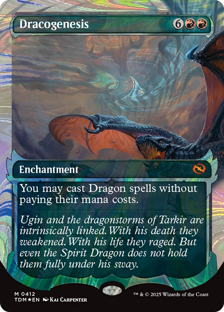 Dracogenesis (0412) (Showcase) (Halo Foil) [Tarkir: Dragonstorm] | Good Games Cannington