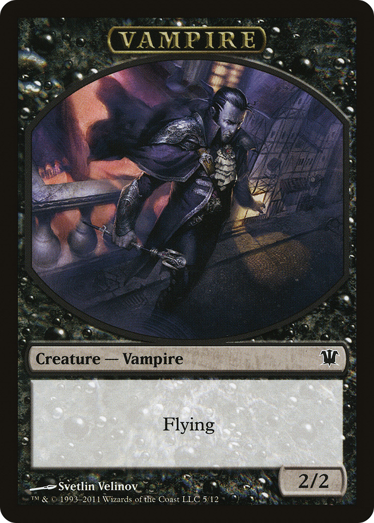 Vampire (0007) // Vampire (0008) Double-Sided Token [Innistrad Remastered Tokens] | Good Games Cannington
