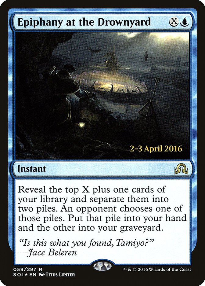 Epiphany at the Drownyard [Shadows over Innistrad Prerelease Promos] | Good Games Cannington