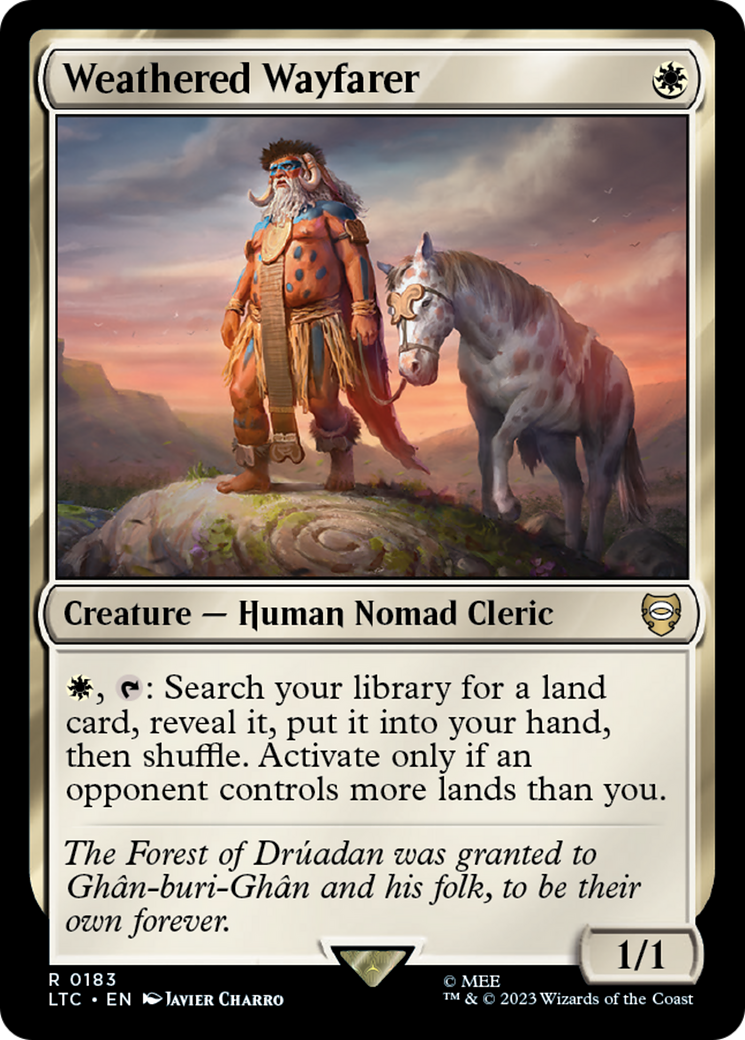 Weathered Wayfarer [The Lord of the Rings: Tales of Middle-Earth Commander] | Good Games Cannington